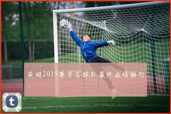 英超2019赛季各球队最终成绩排行 .