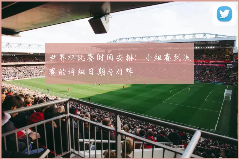 世界杯比赛时间安排：小组赛到决赛的详细日期与对阵