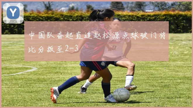 中国队奋起直追赵松源点球破门将比分扳至2-3
