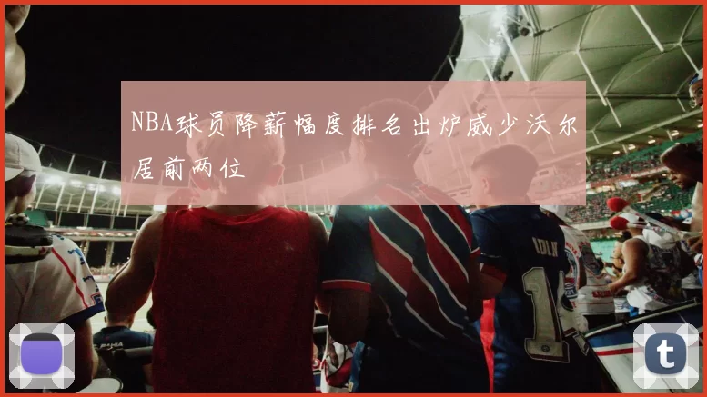 NBA球员降薪幅度排名出炉威少沃尔居前两位