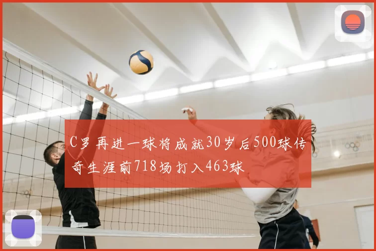 C罗再进一球将成就30岁后500球传奇生涯前718场打入463球